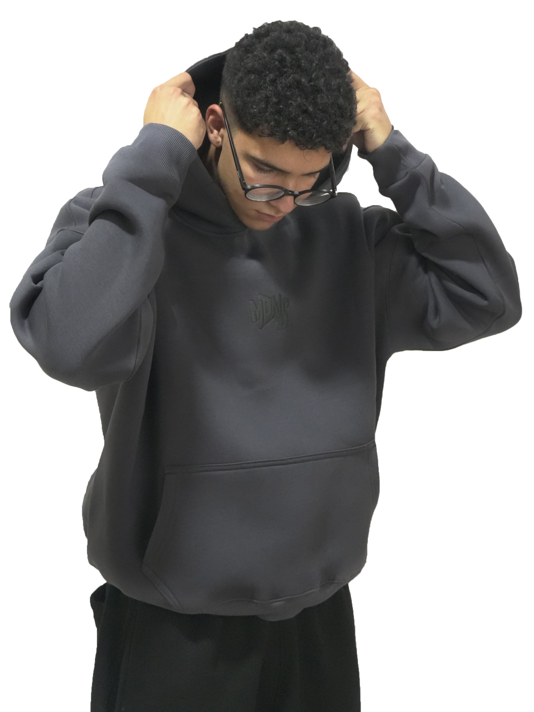 THE MADNESS HOODIE COAL