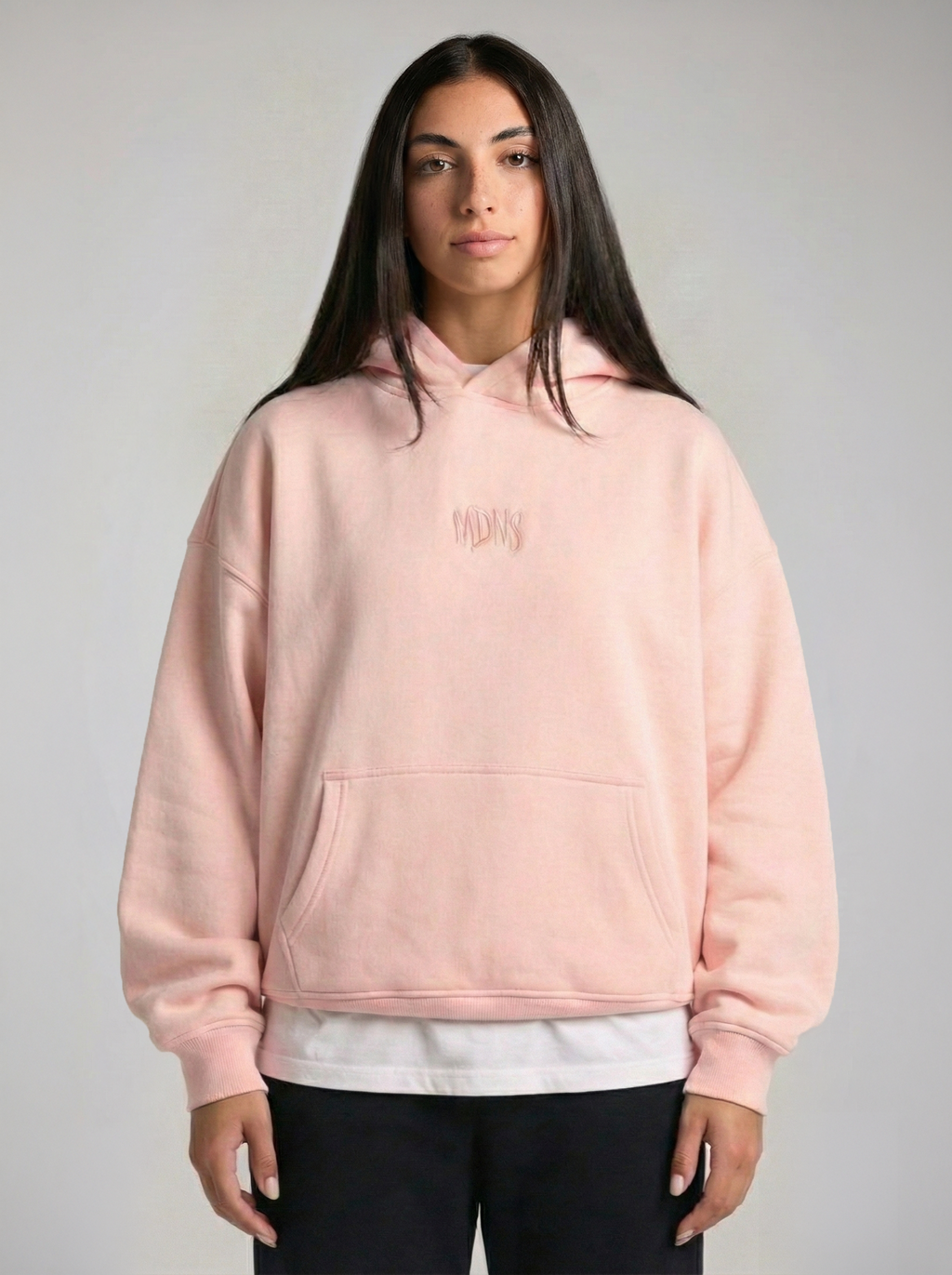 THE MADNESS HOODIE NUDEPINK