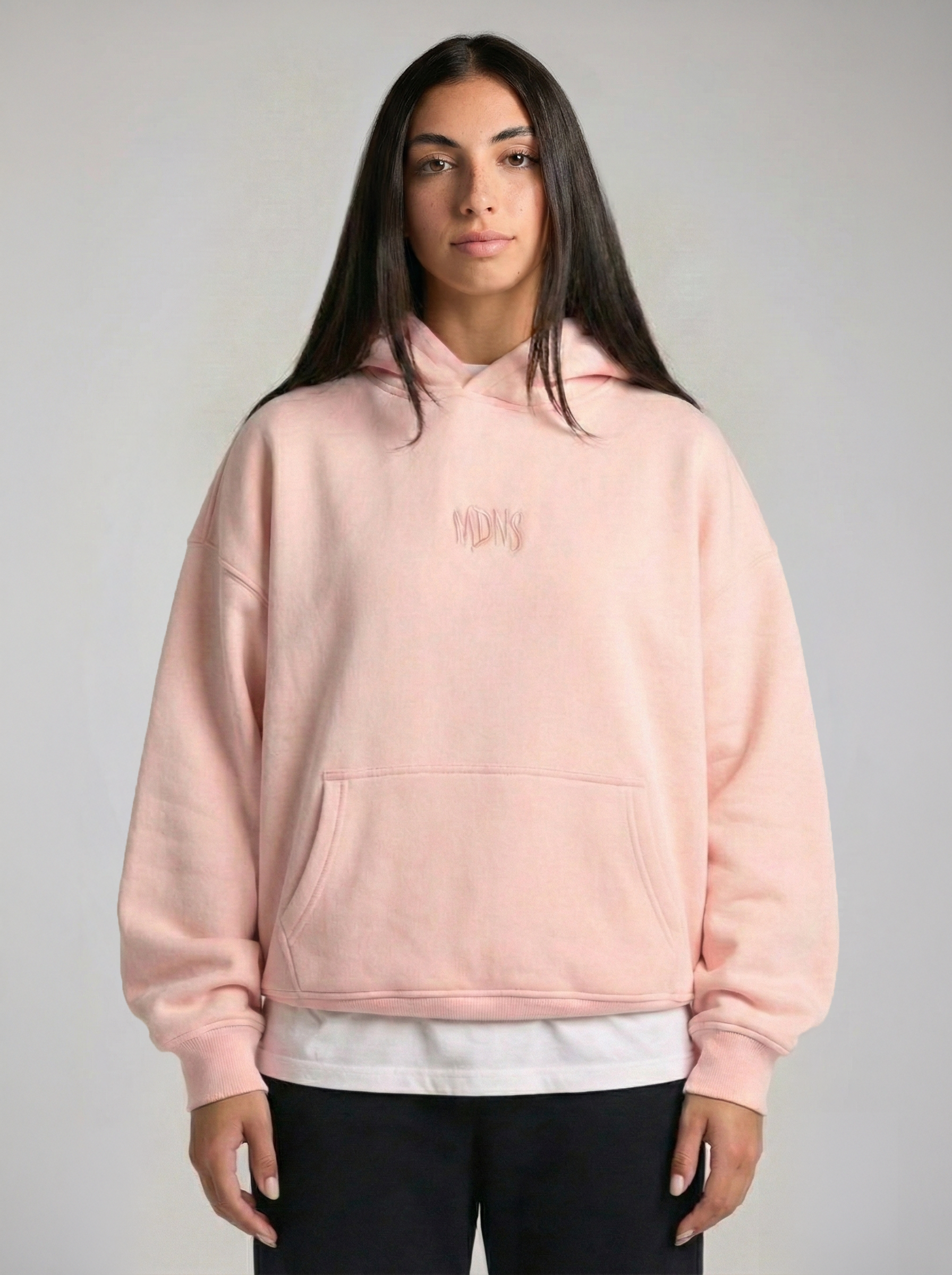 THE MADNESS HOODIE NUDEPINK