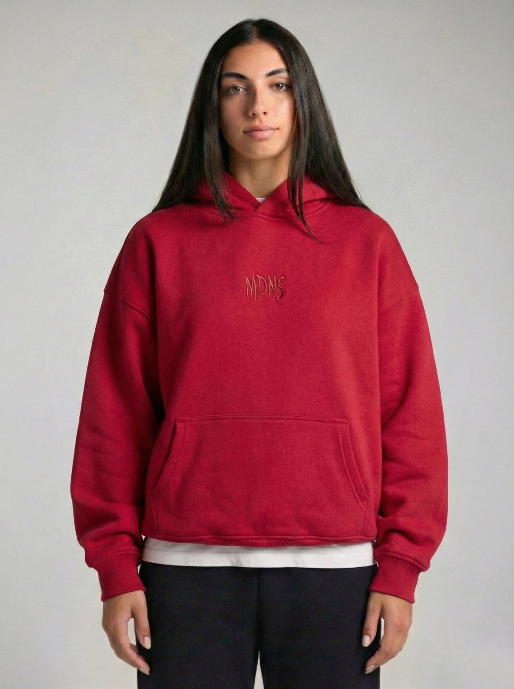THE MADNESS HOODIE MAROON